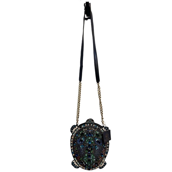 Mary Frances Handbags - Mary Frances Wave Rider Turtle Crossbody Bag Beaded Jeweled S002-407 NWT